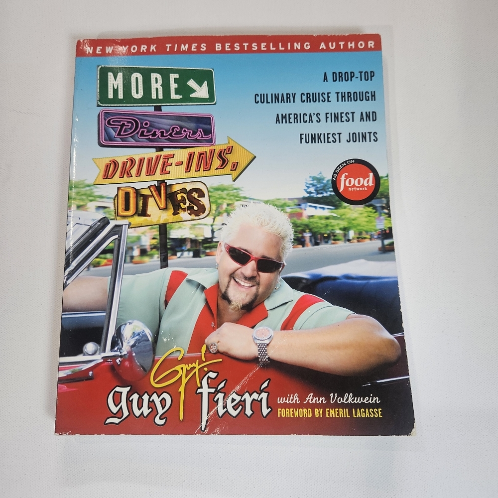 Guy Fieri Diners Drive Ins And‎ Dives Recipe Coffee Table Food Network Cook Book